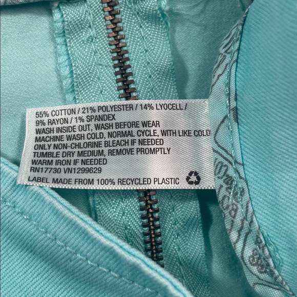 Wild Fable Mini Skirt Aqua Blue Bodycon Size 4 | NWT - Picture 6 of 7